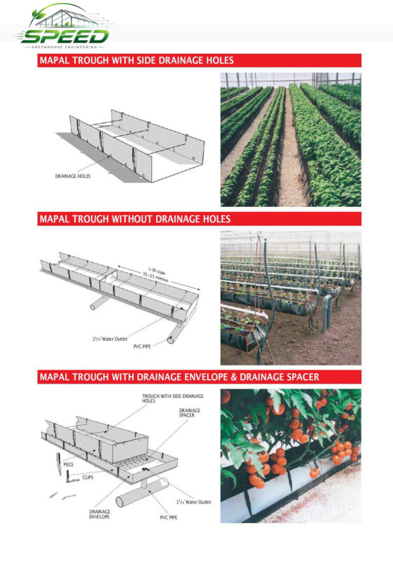 温室种植槽 - greenhouse growing trough - speedgreenhouse.com