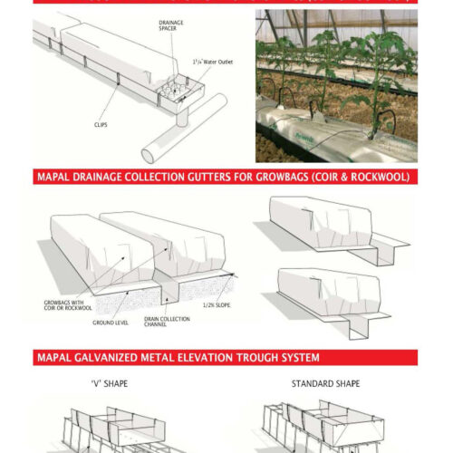 greenhouse growing trough