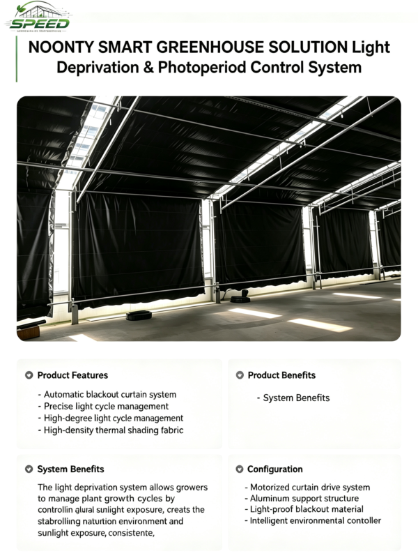 多跨度大麻温室 - multi‑span cannabis greenhouse - speedgreenhouse.com