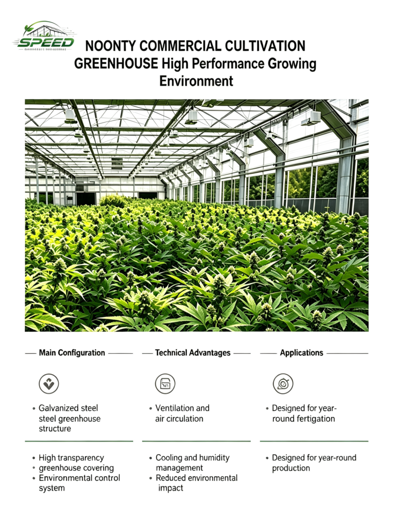 多跨度大麻温室 - multi‑span cannabis greenhouse - Greenhouse design and construction、 Park planning and design