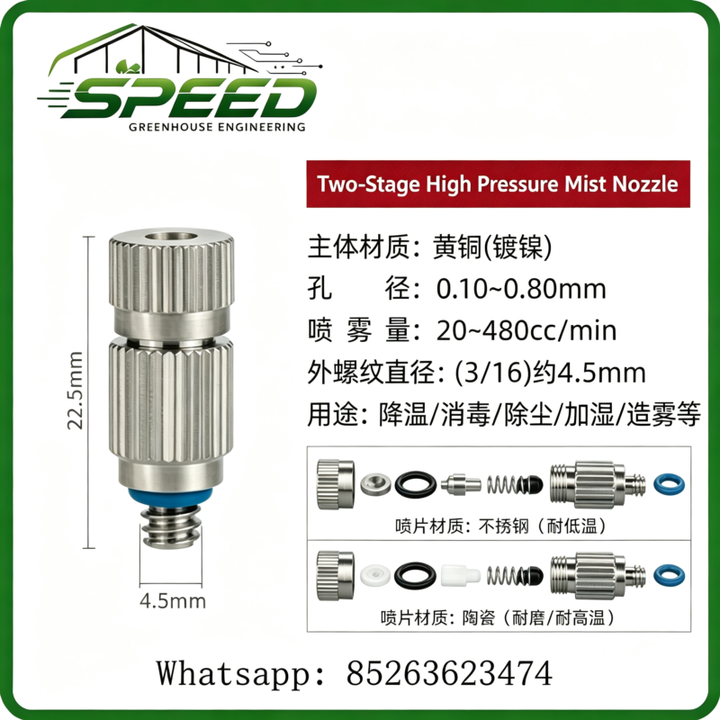 High pressure mist