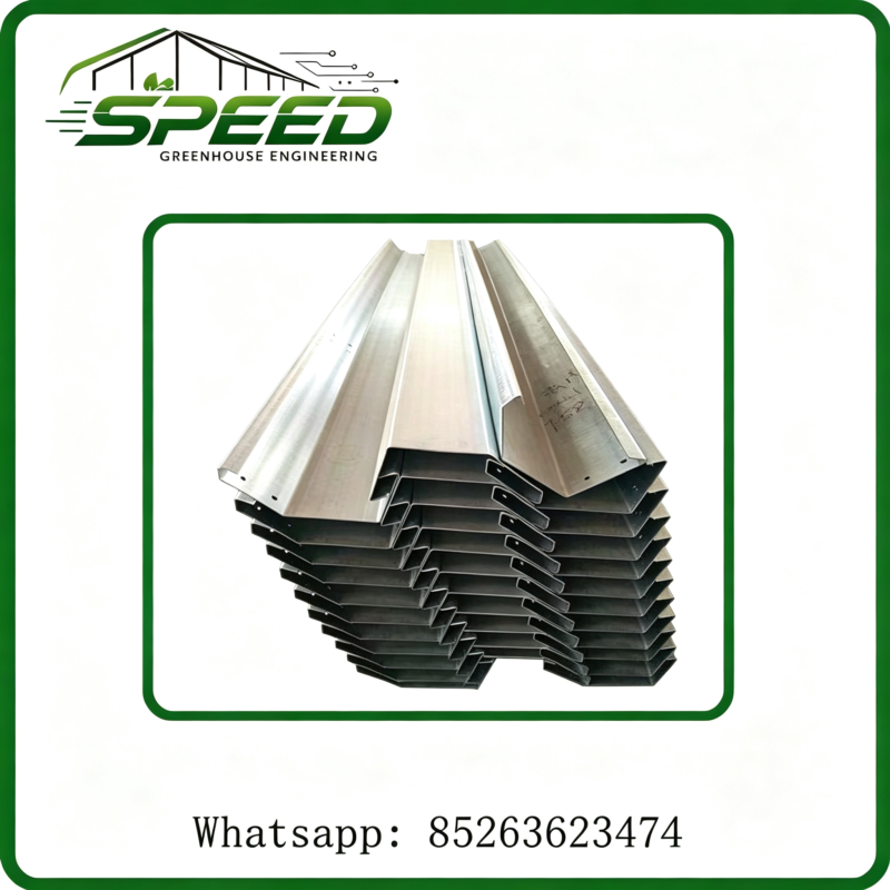 Galvanized steel gutter - Gutter - Greenhouse design and construction、 Park planning and design