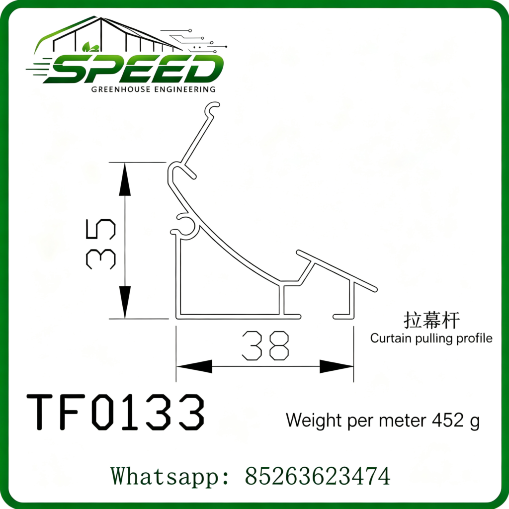 Shade aluminum profile - Sunshade aluminum material - Greenhouse design and construction、 Park planning and design