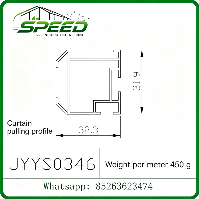 Shade aluminum profile - Sunshade aluminum material - Greenhouse design and construction、 Park planning and design